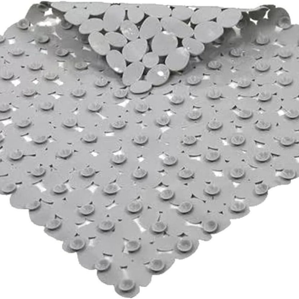 Non Slip Shower Bath Mat x2........Grey 54x54cm